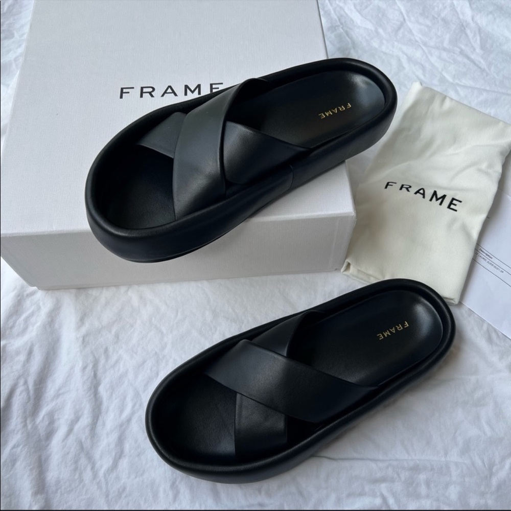 Frame Denim Shoes| Le Laurel Sandal Slide